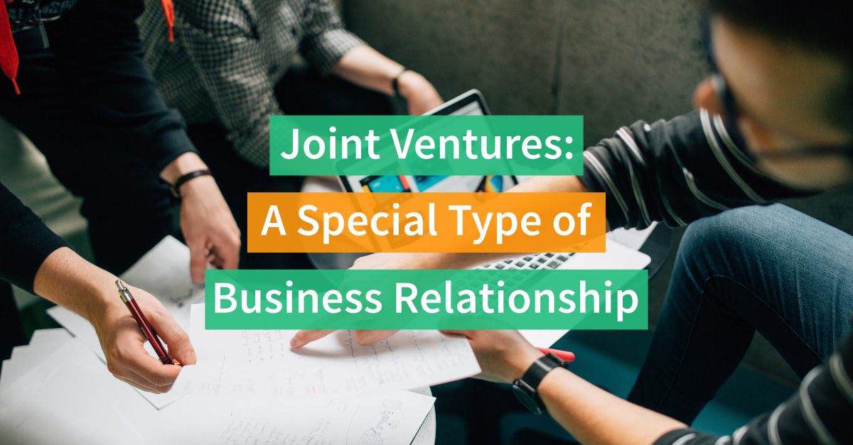 joint ventures: a special kind of partnership